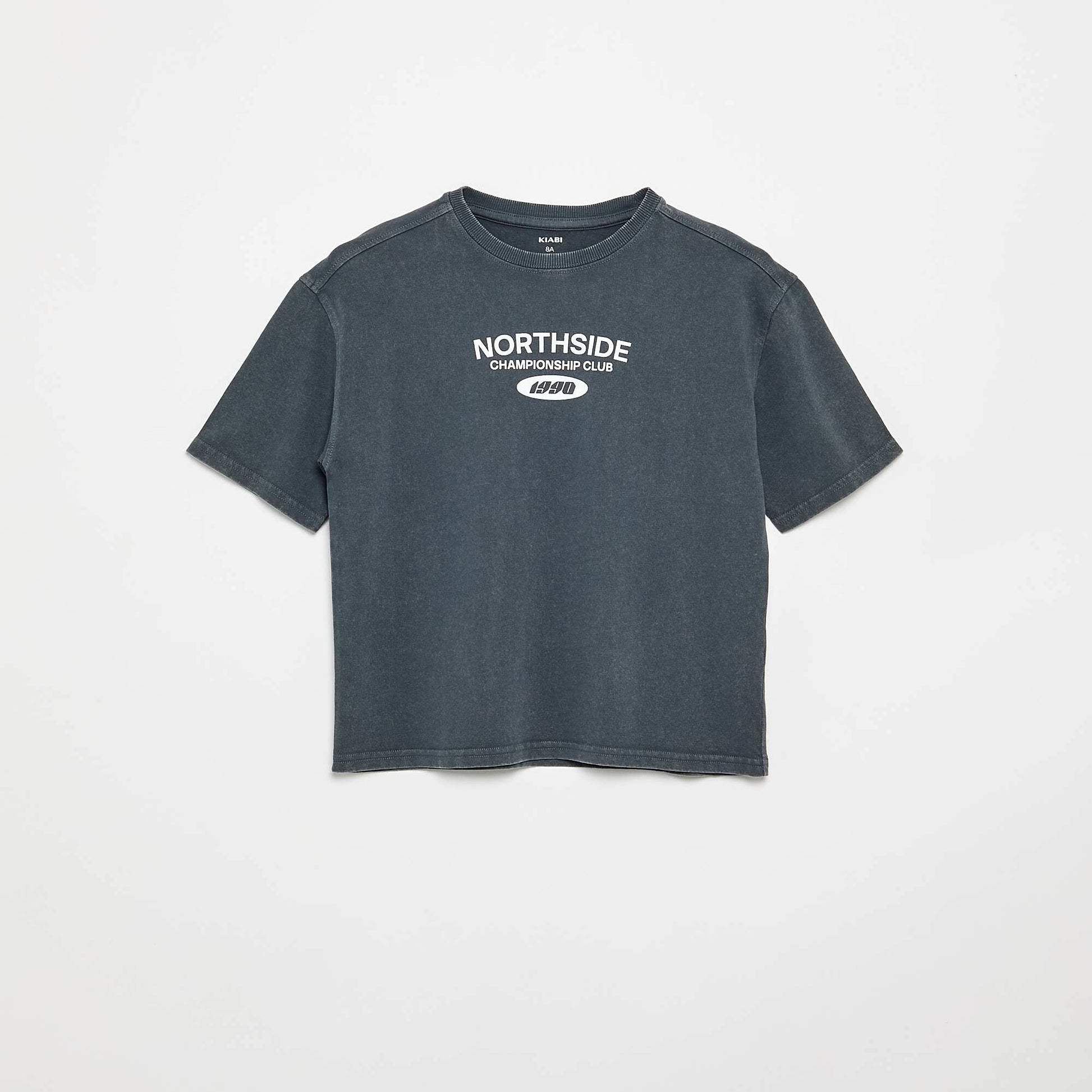 Printed Short Sleeve T-Shirt GREY