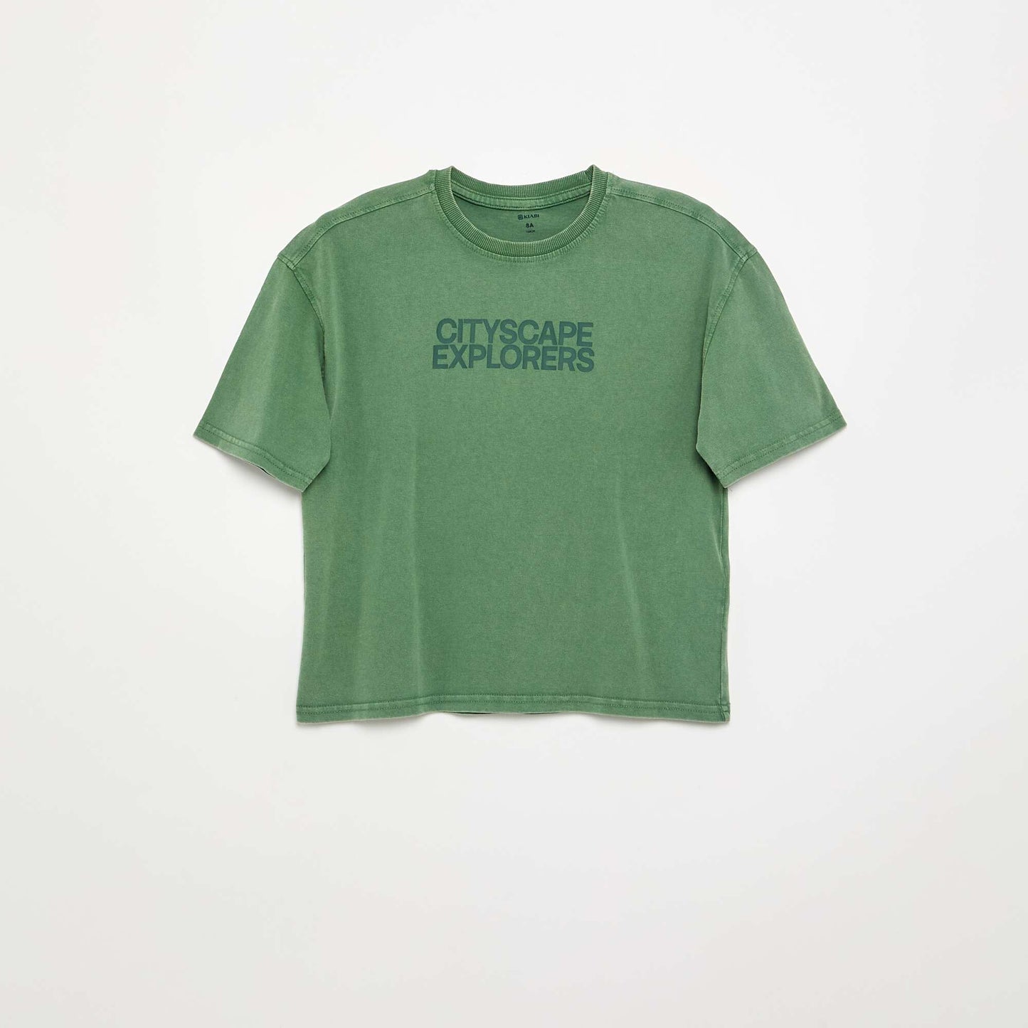 Printed Short Sleeve T-Shirt KHAKI