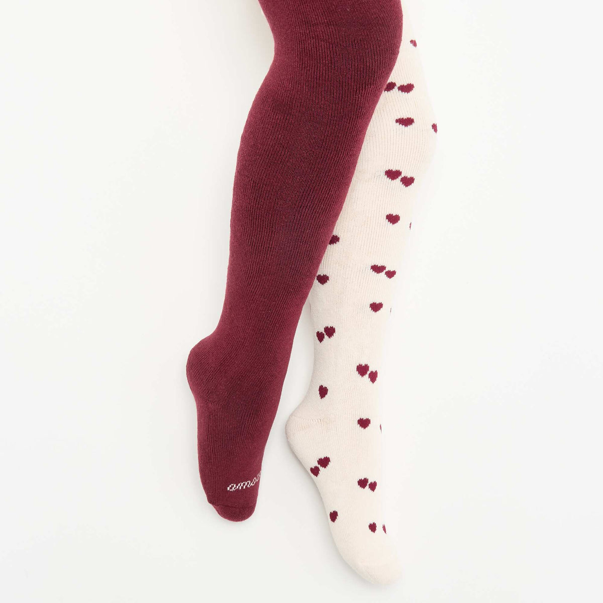 2-Pack Baby Tights RED