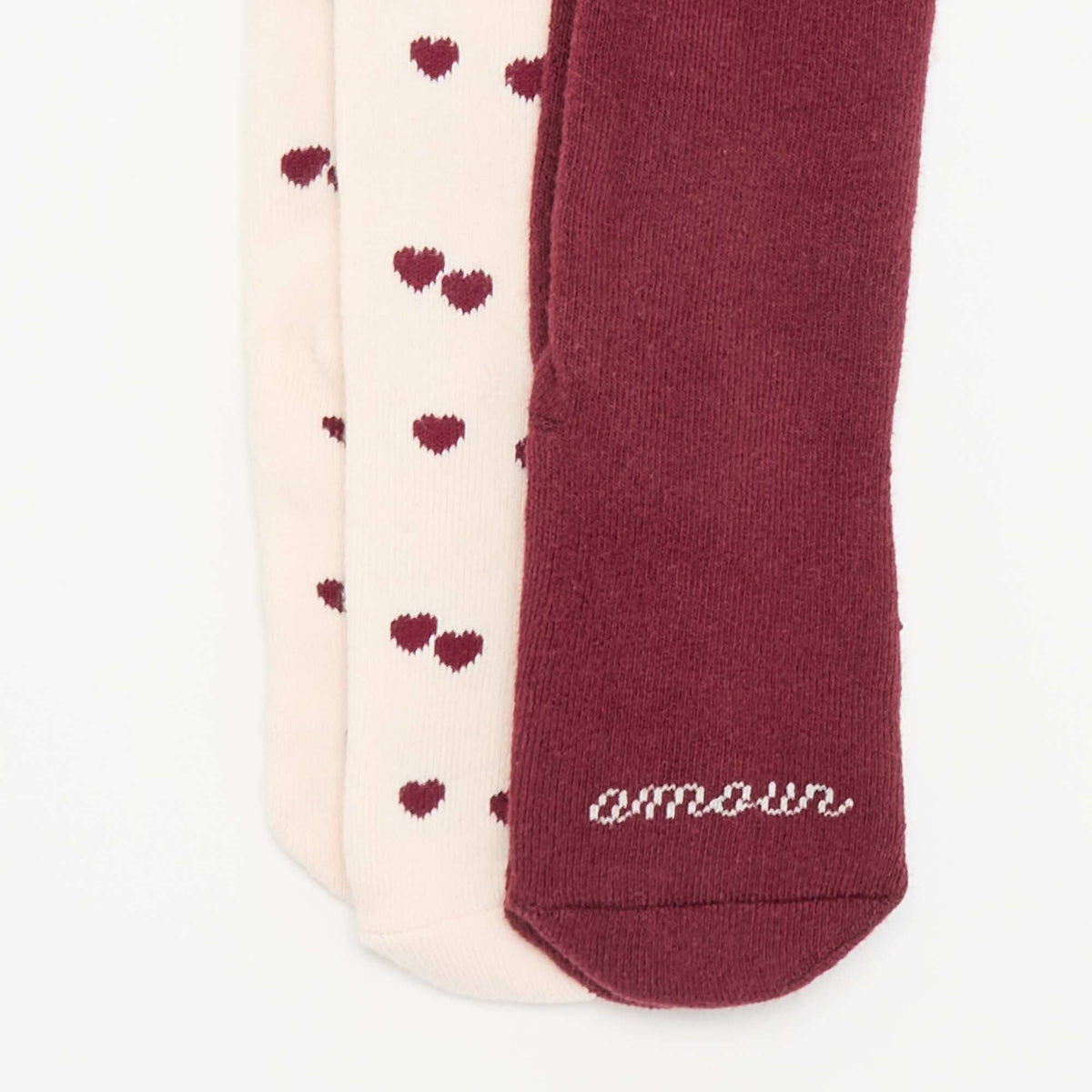 2-Pack Baby Tights RED