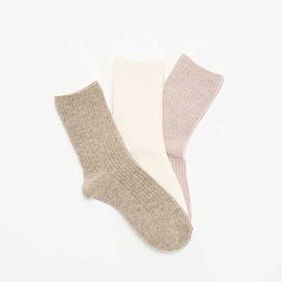 3-Pack of Plain Ankle Socks PINK