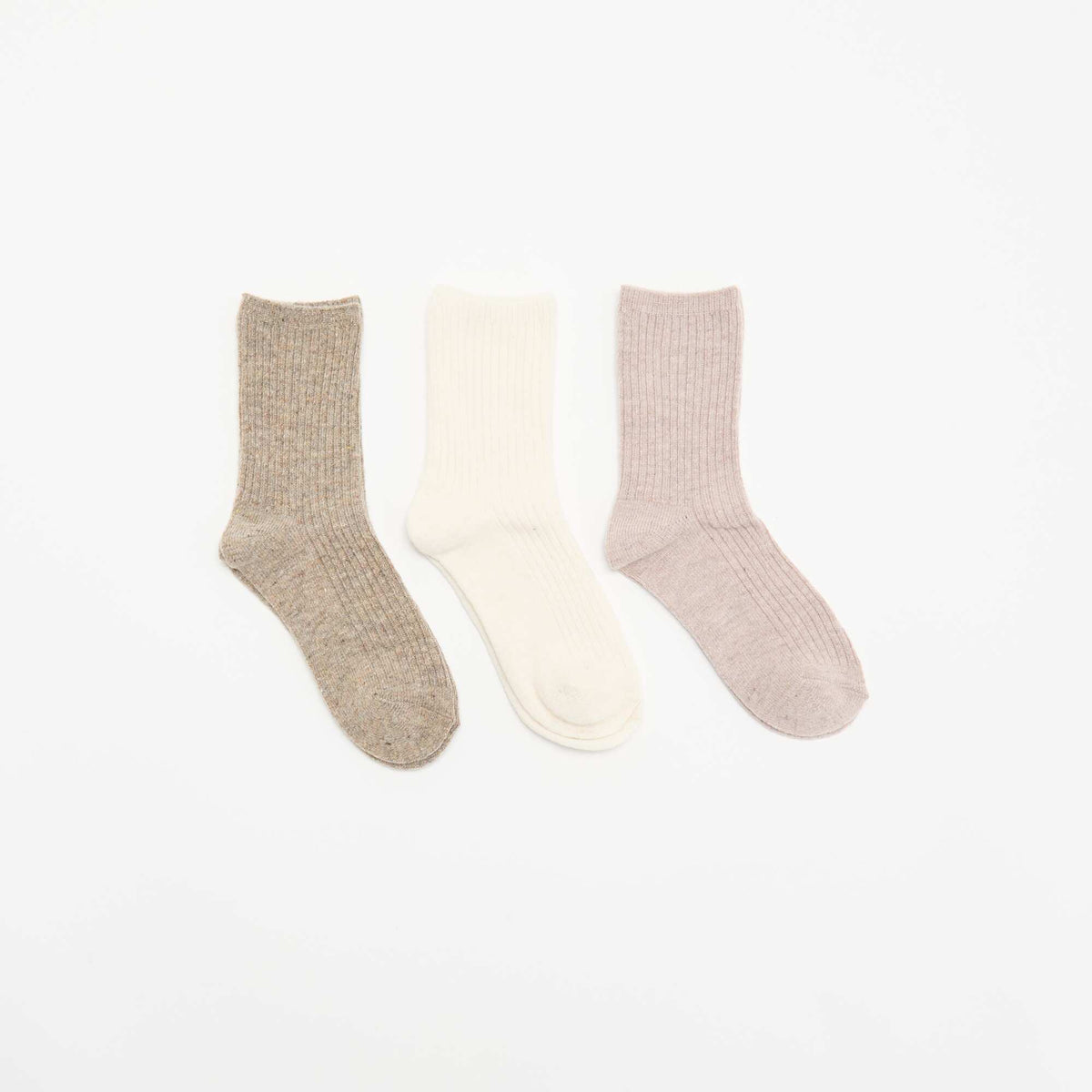 3-Pack of Plain Ankle Socks PINK