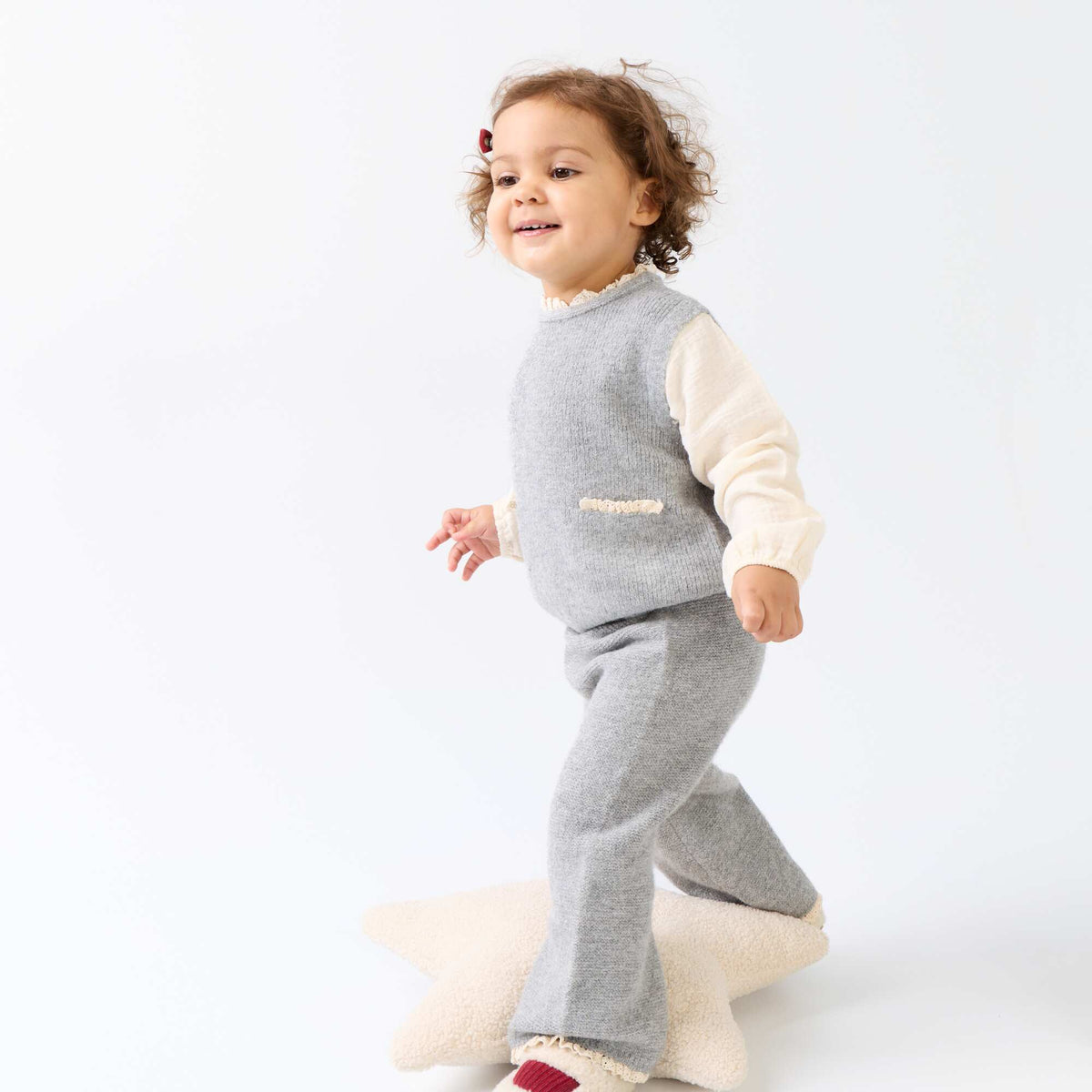2-piece set - 2-in-1 sweater + leggings GREY