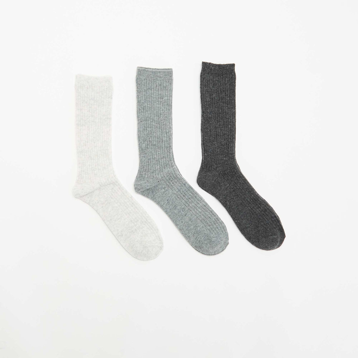 3-Pack of Warm Socks GREY