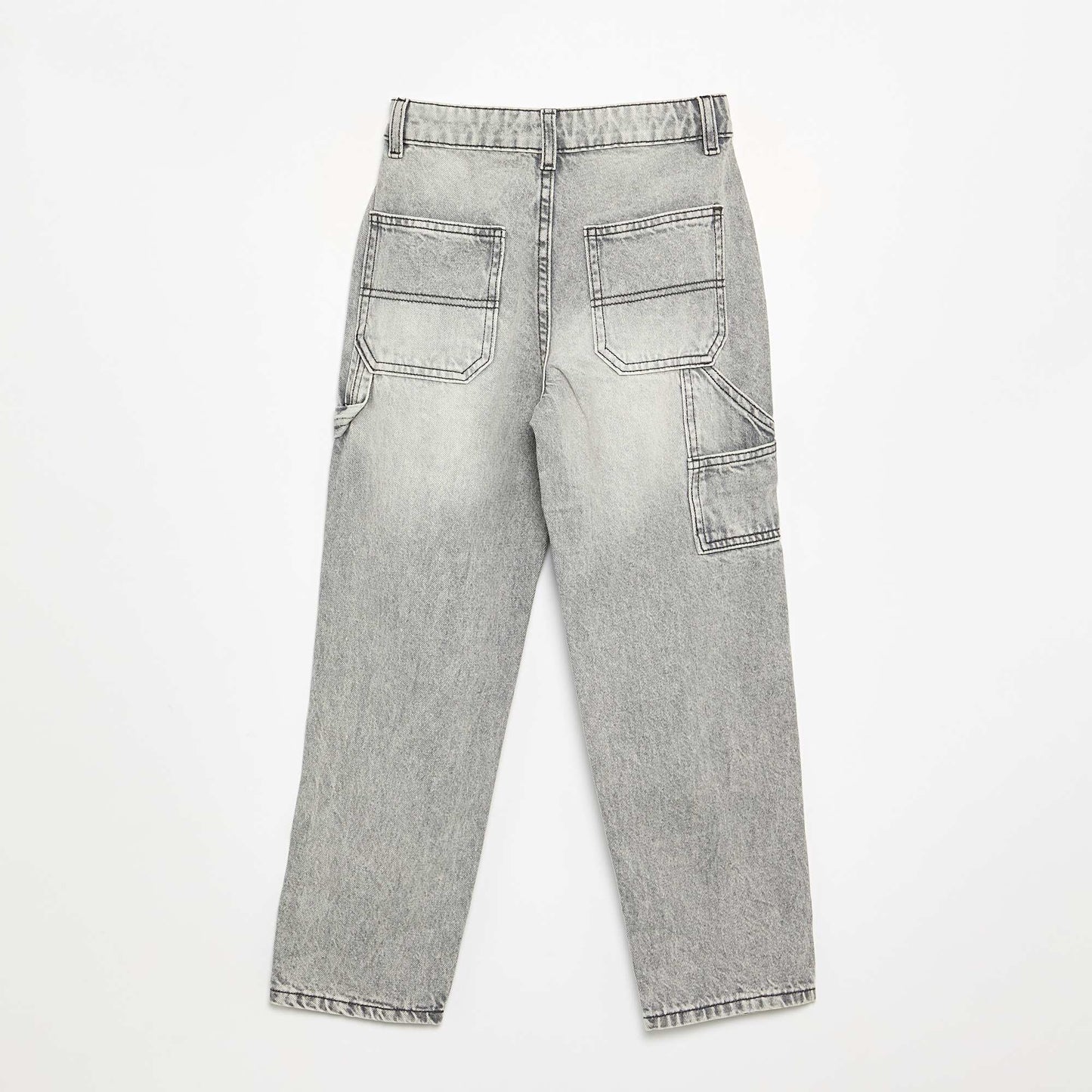 Wide-leg carpenter jeans GREY