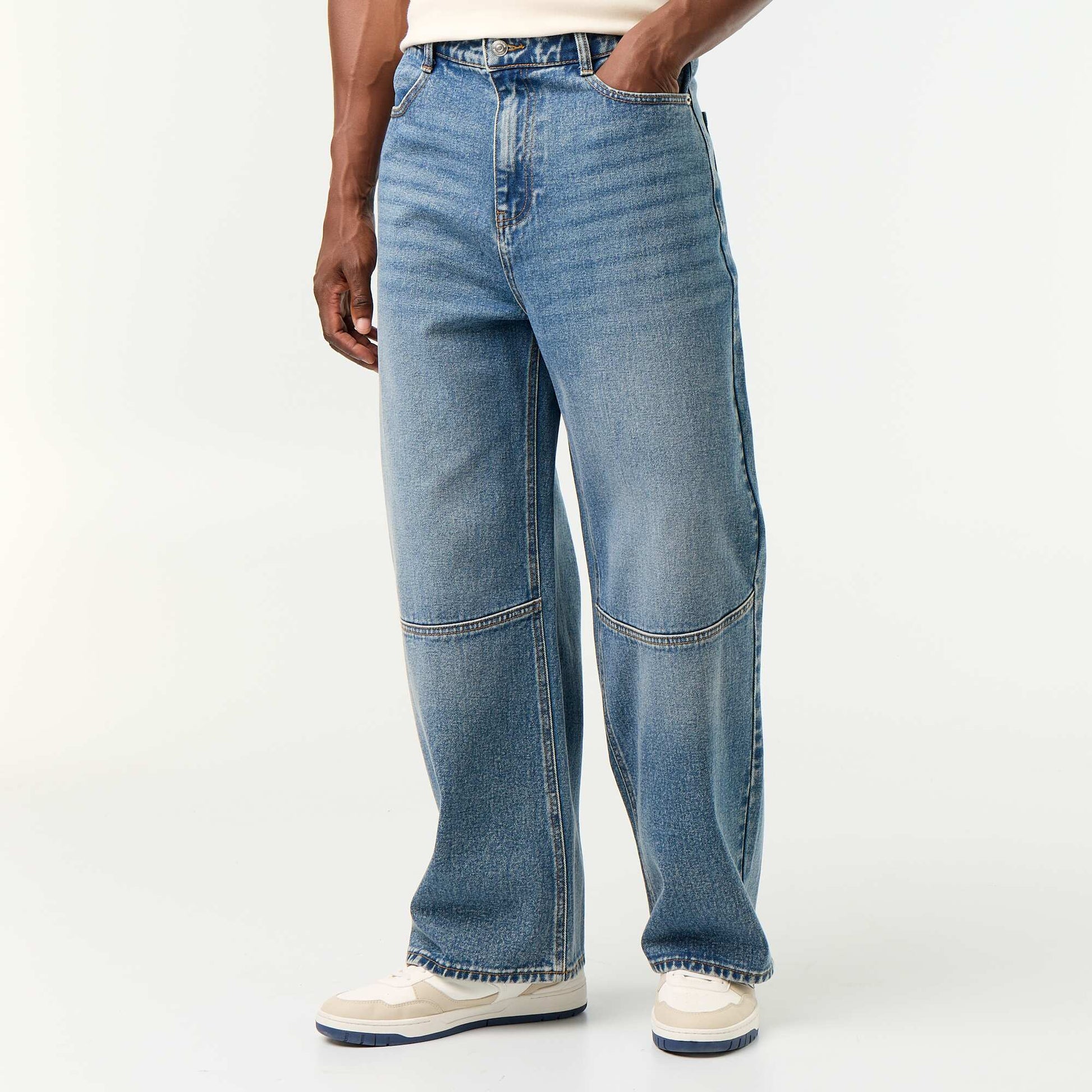 Loose fit 5-pocket jeans BLUE