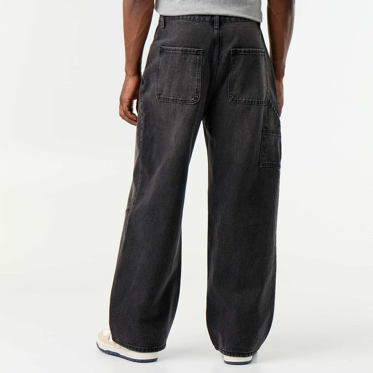 Loose fit 5-pocket jeans BLACK