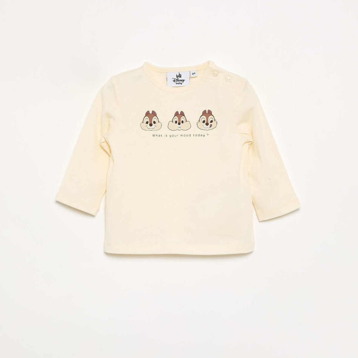 \'Chip & Dale\' \'Disney\' 3-Piece Set: Sweatshirt  T-Shirt  and Trousers. BEIGE