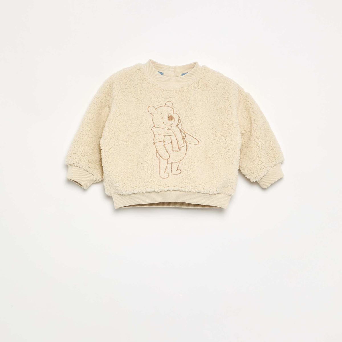 'Disney' Multi-Pocket Sweatshirt & Pants Set - 2-Piece WHITE
