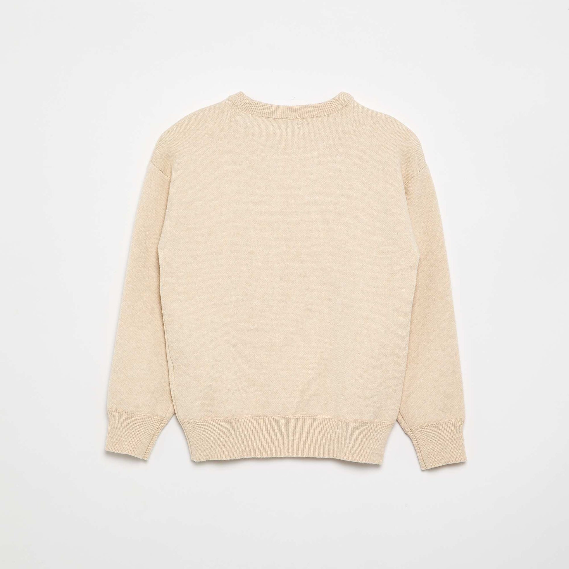 Long-sleeved sweater BEIGE