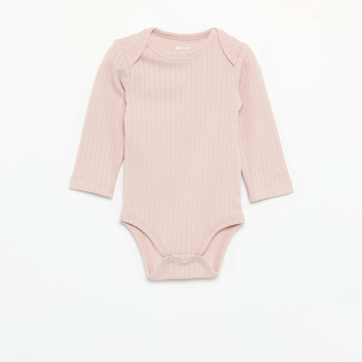 Pack of 2 long-sleeved bodysuits BEIGE