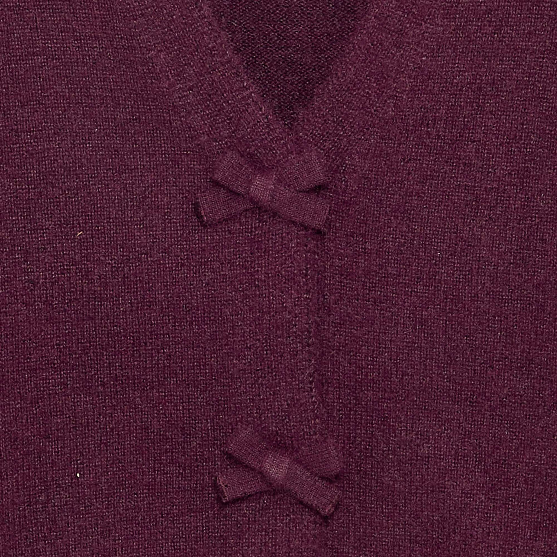 Knit sweater with knot detail PINK