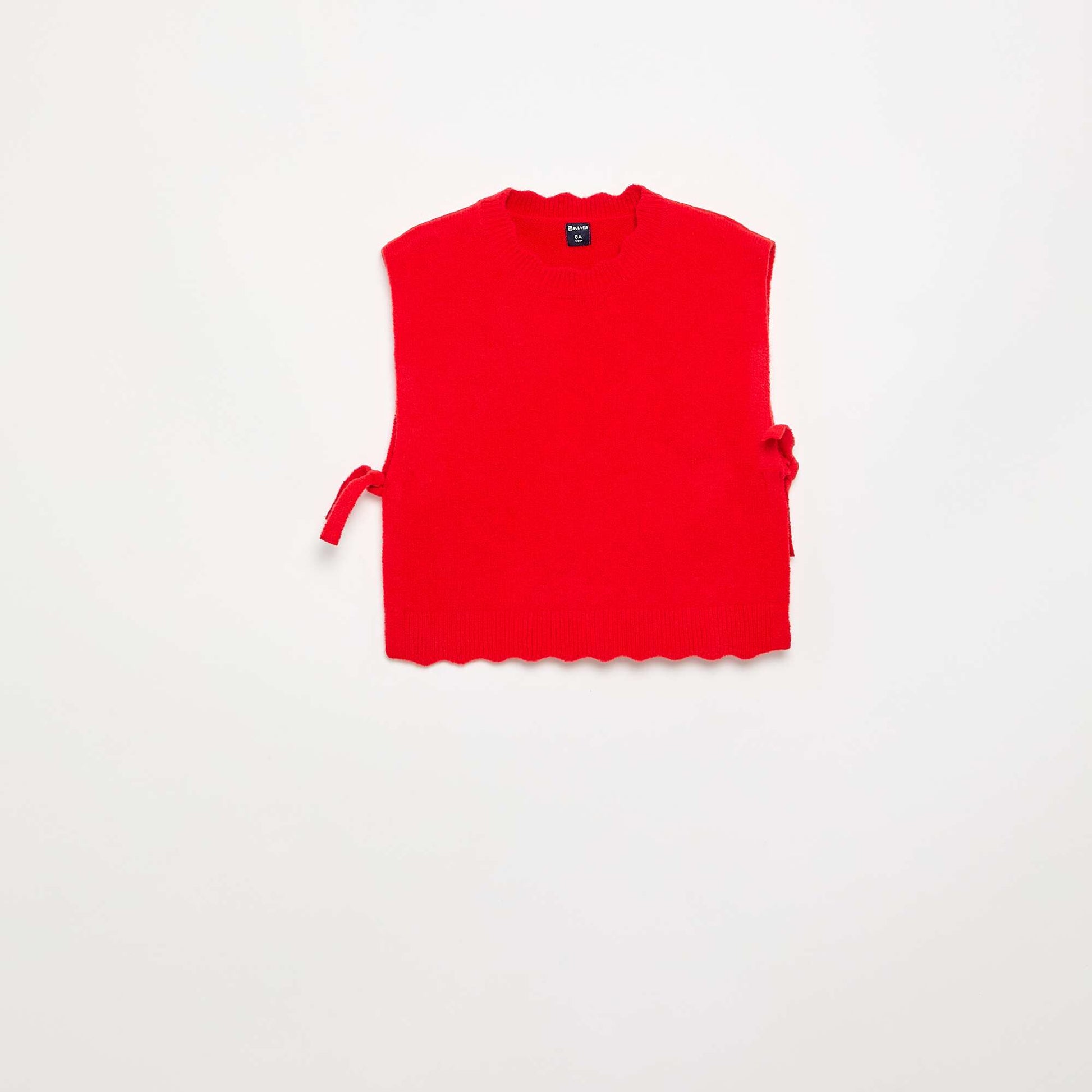 Sleeveless Jumper RED