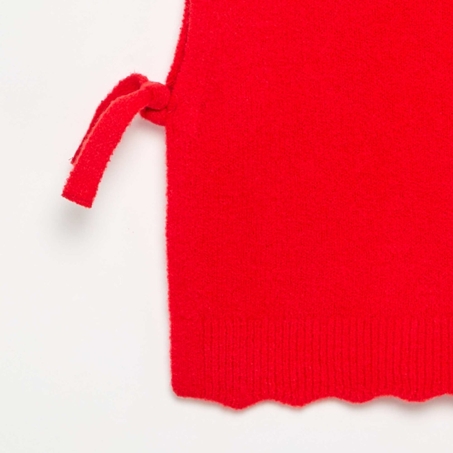 Sleeveless Jumper RED