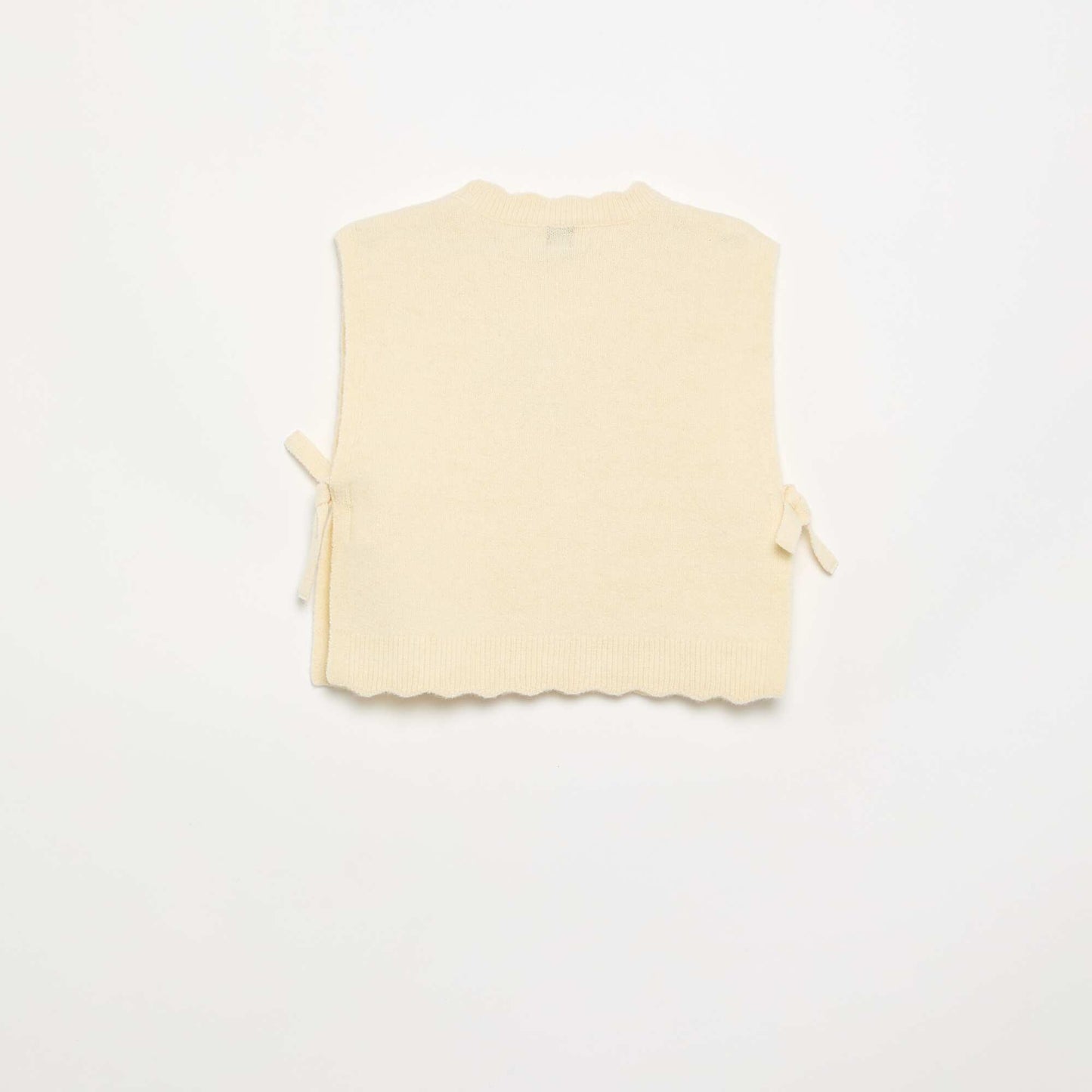 Sleeveless Jumper ECRU