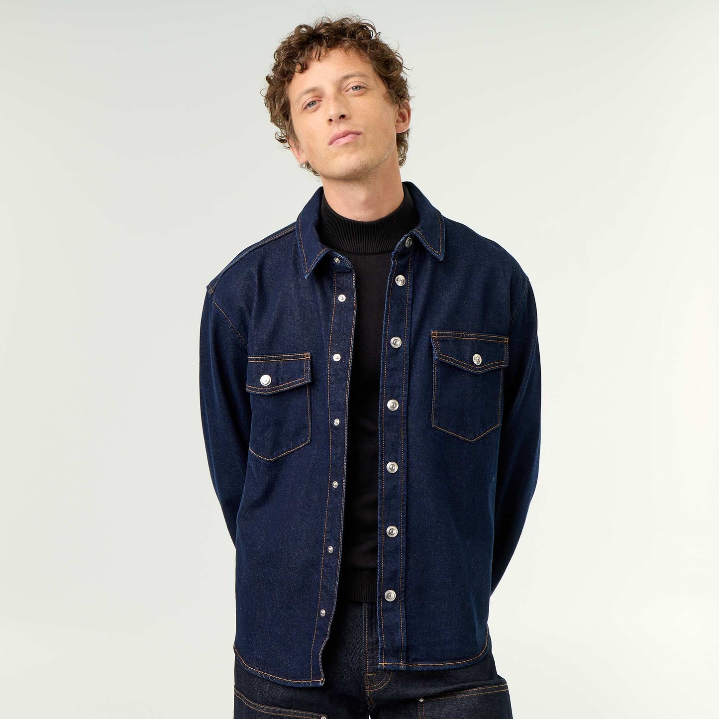 Denim Overshirt BLUE