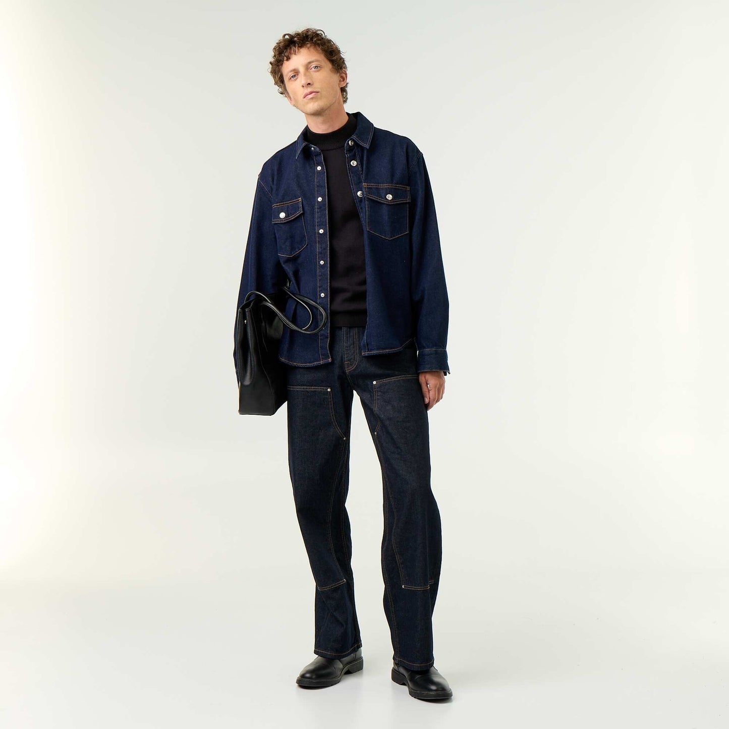 Denim Overshirt BLUE