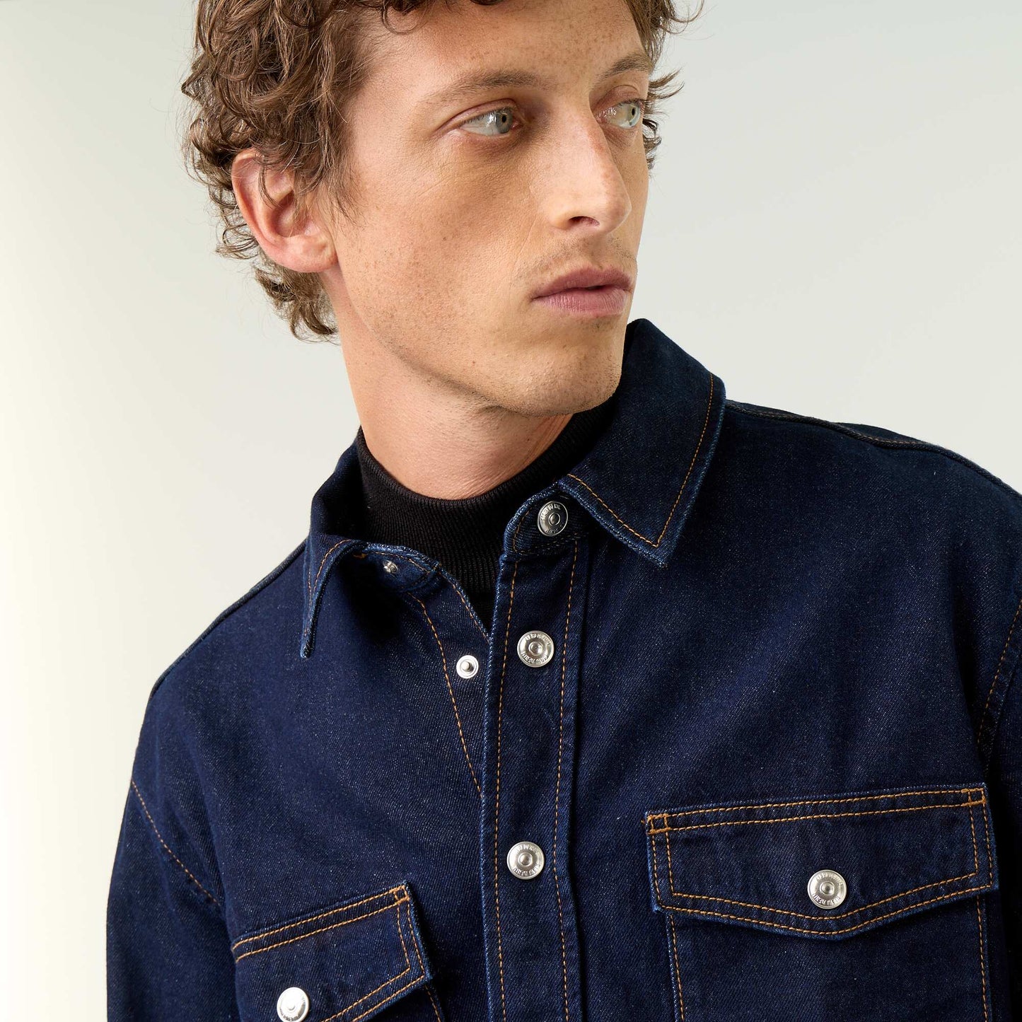 Denim Overshirt BLUE