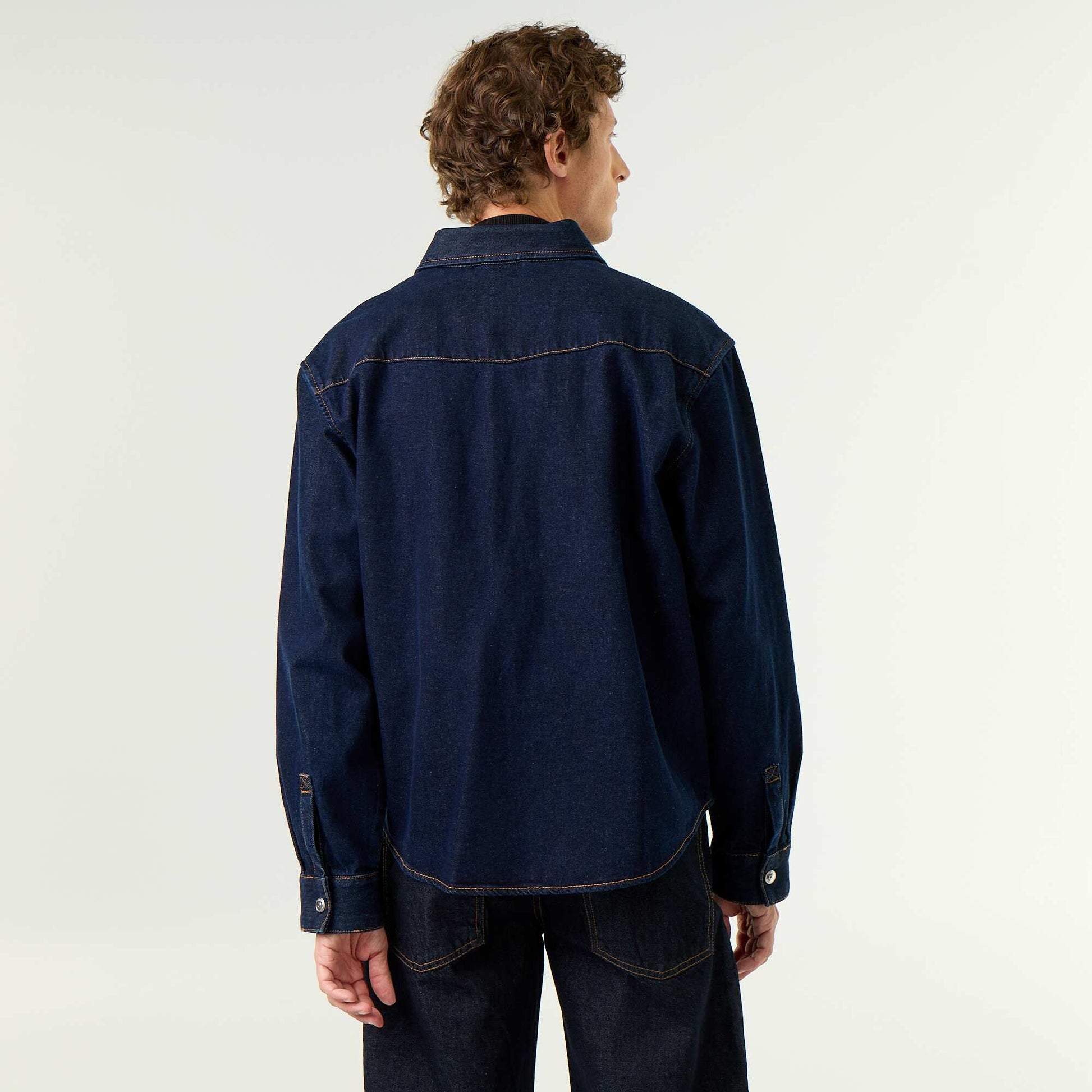 Denim Overshirt BLUE