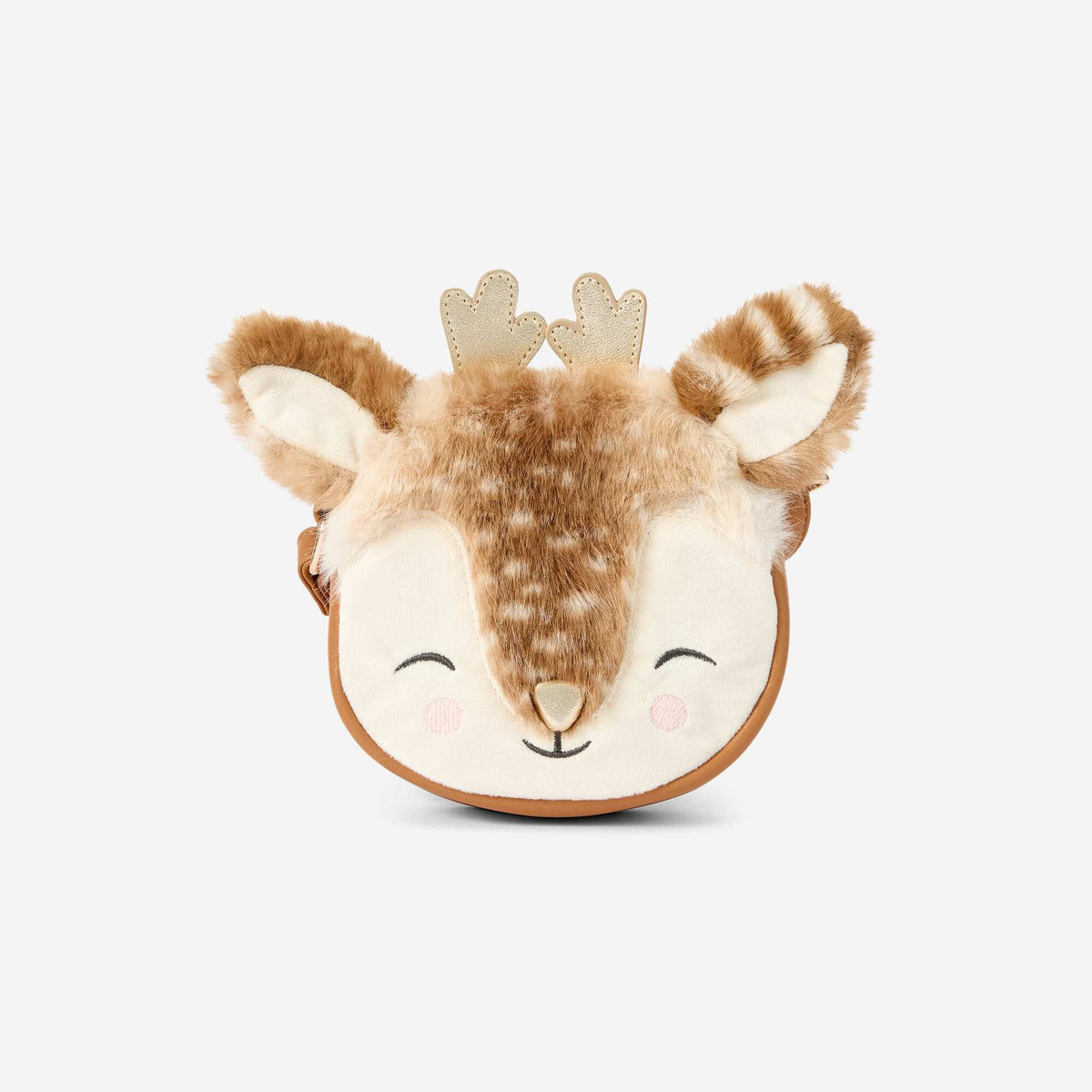 Reindeer-shaped shoulder bag BROWN