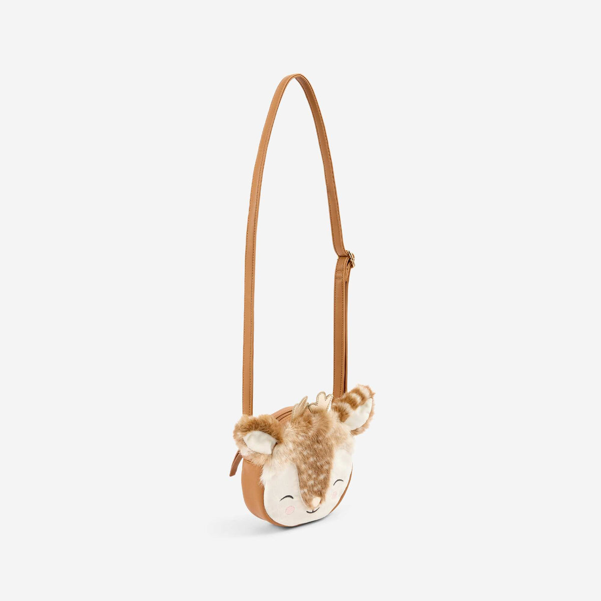 Reindeer-shaped shoulder bag BROWN