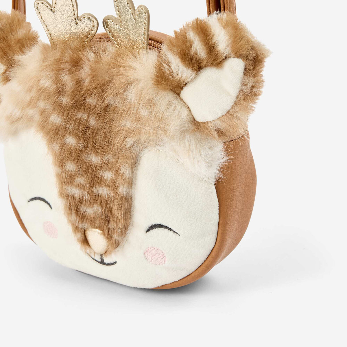 Reindeer-shaped shoulder bag BROWN