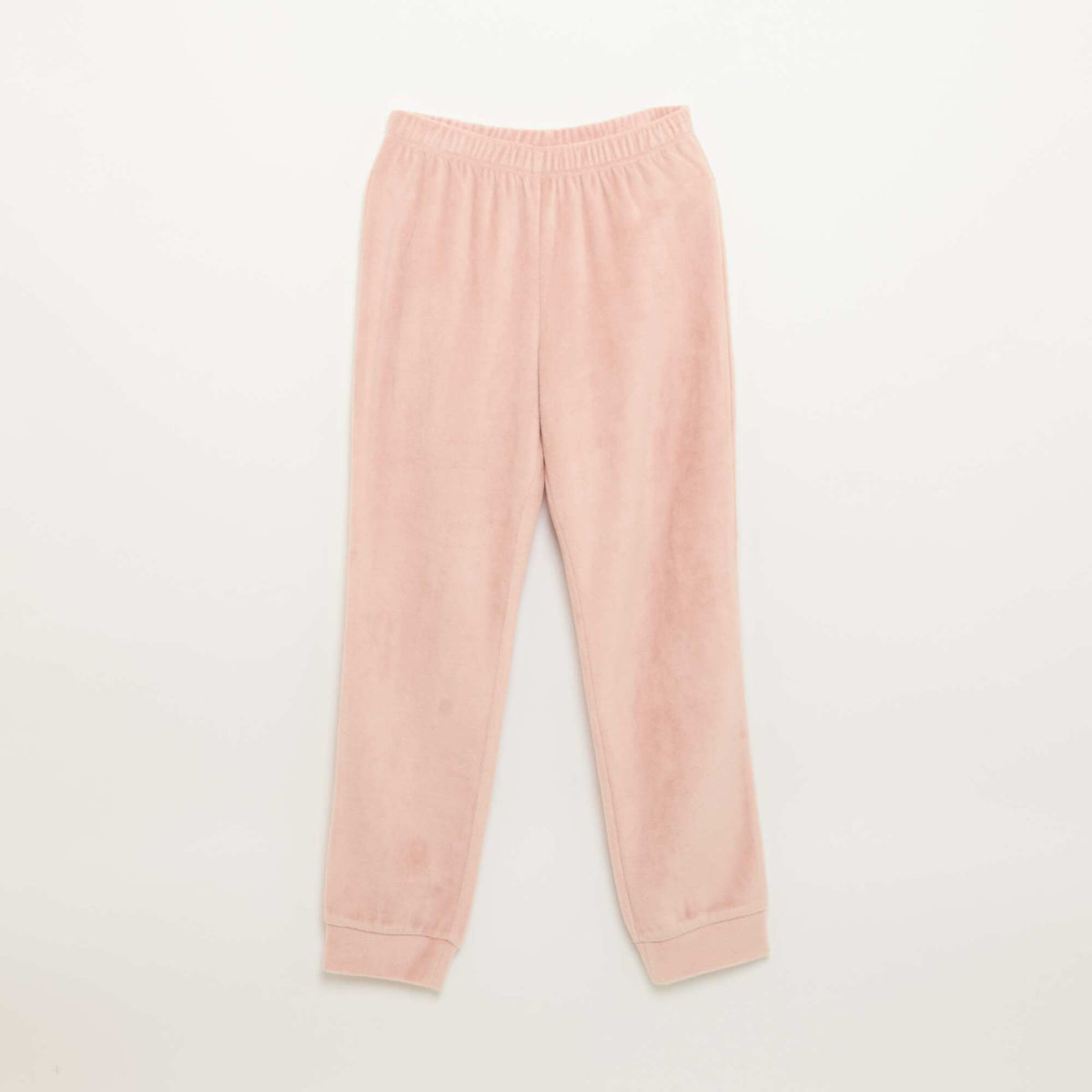 Velvet Pyjama Set - 2 Pieces + Sleep Mask PINK