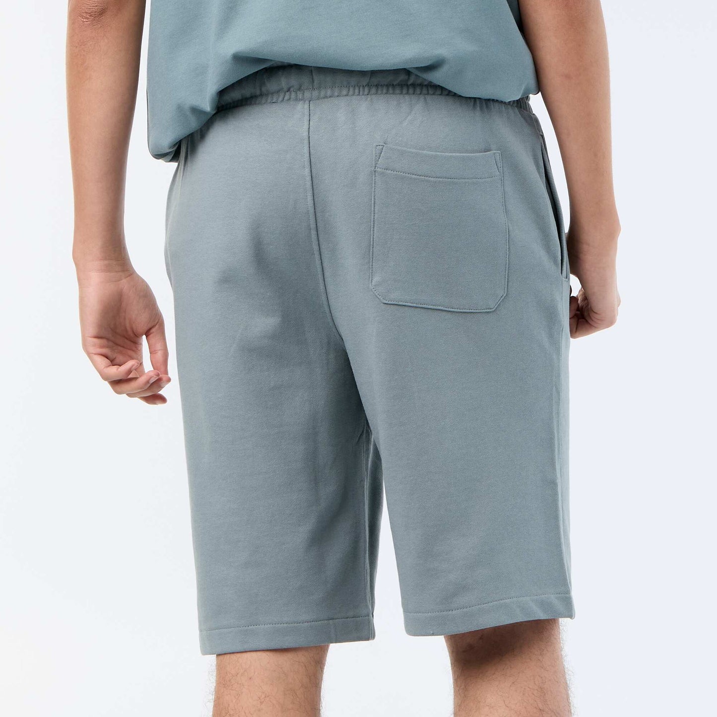 French Terry Bermuda Shorts BLUE