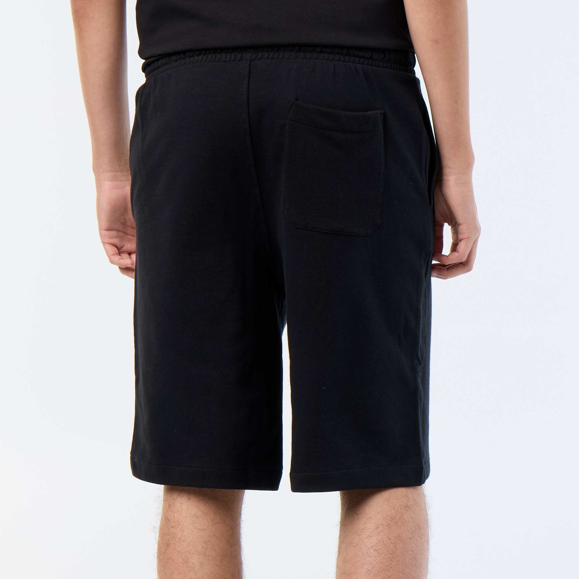 French Terry Bermuda Shorts BLACK