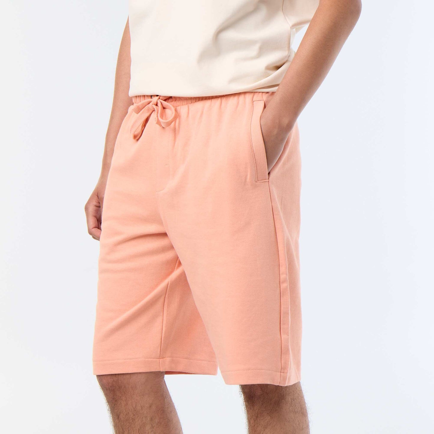 French Terry Bermuda Shorts ORANGE