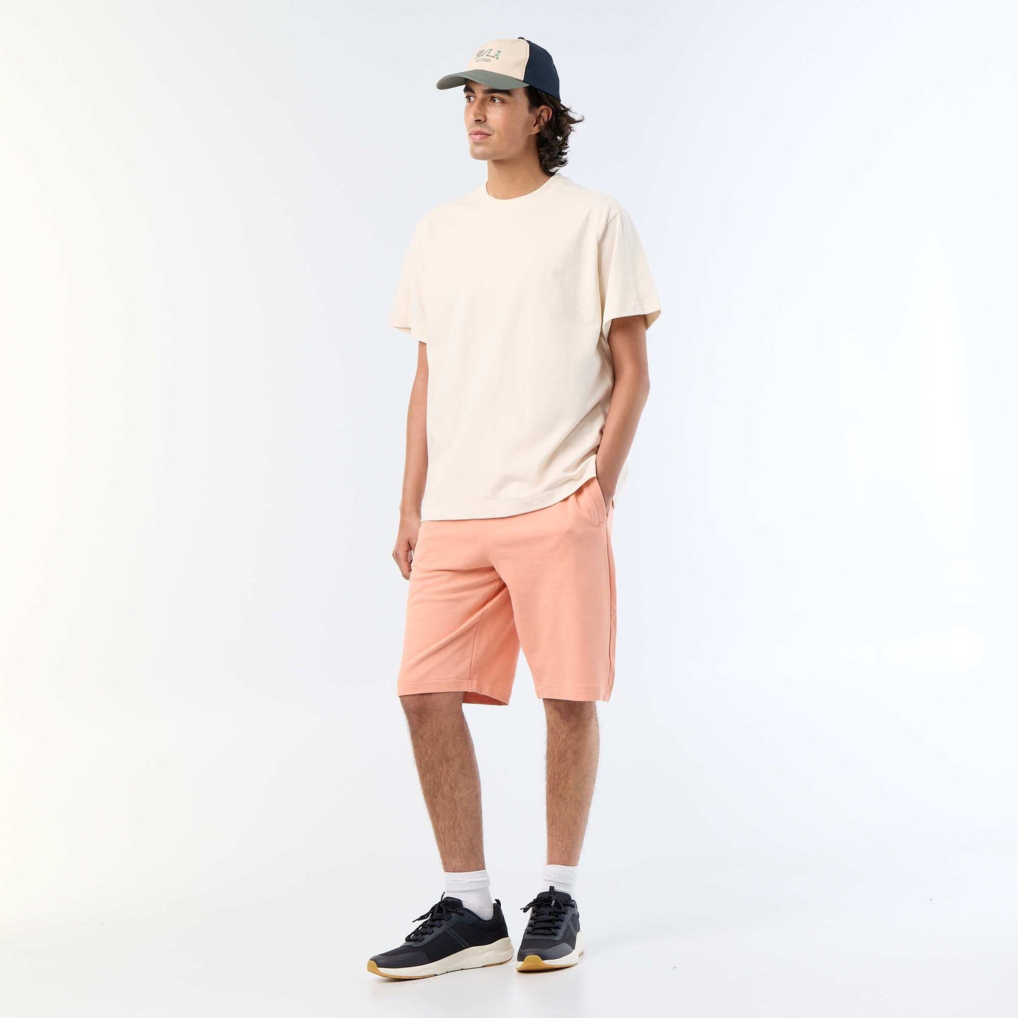 French Terry Bermuda Shorts ORANGE