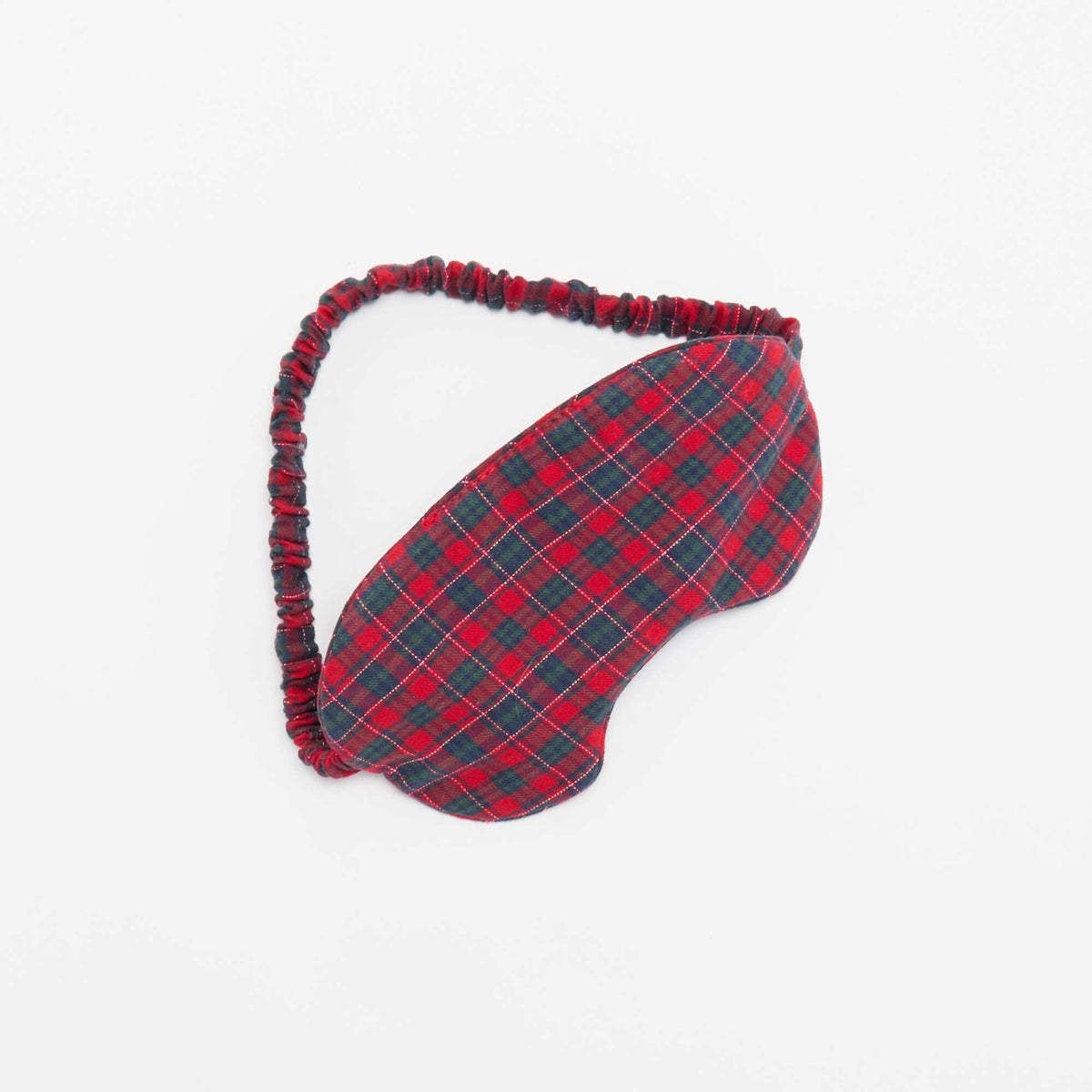 Eye mask + scrunchie + headband set RED