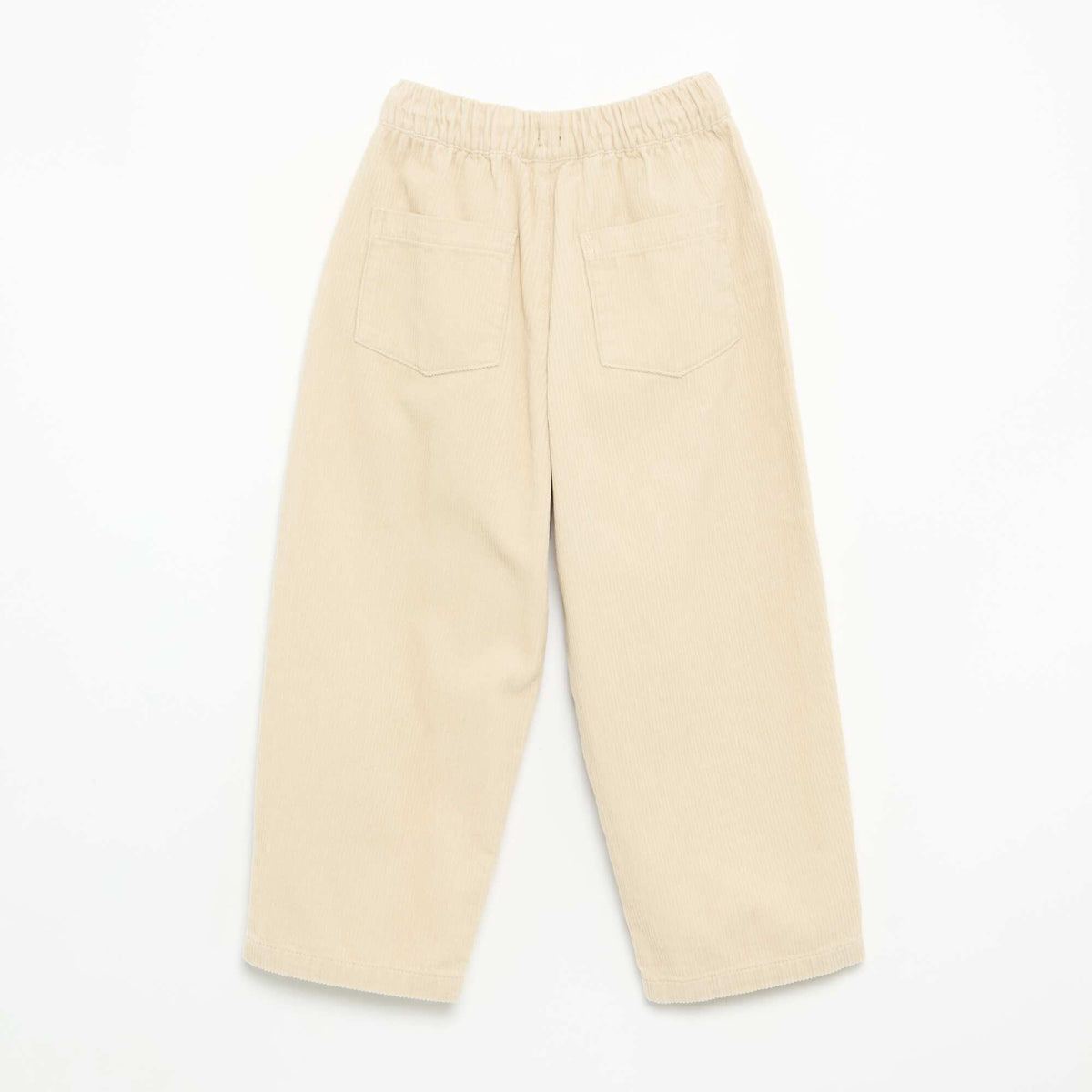 Corduroy trousers BEIGE