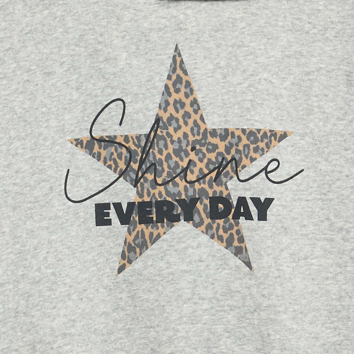 Hoodie with front and back print GREY