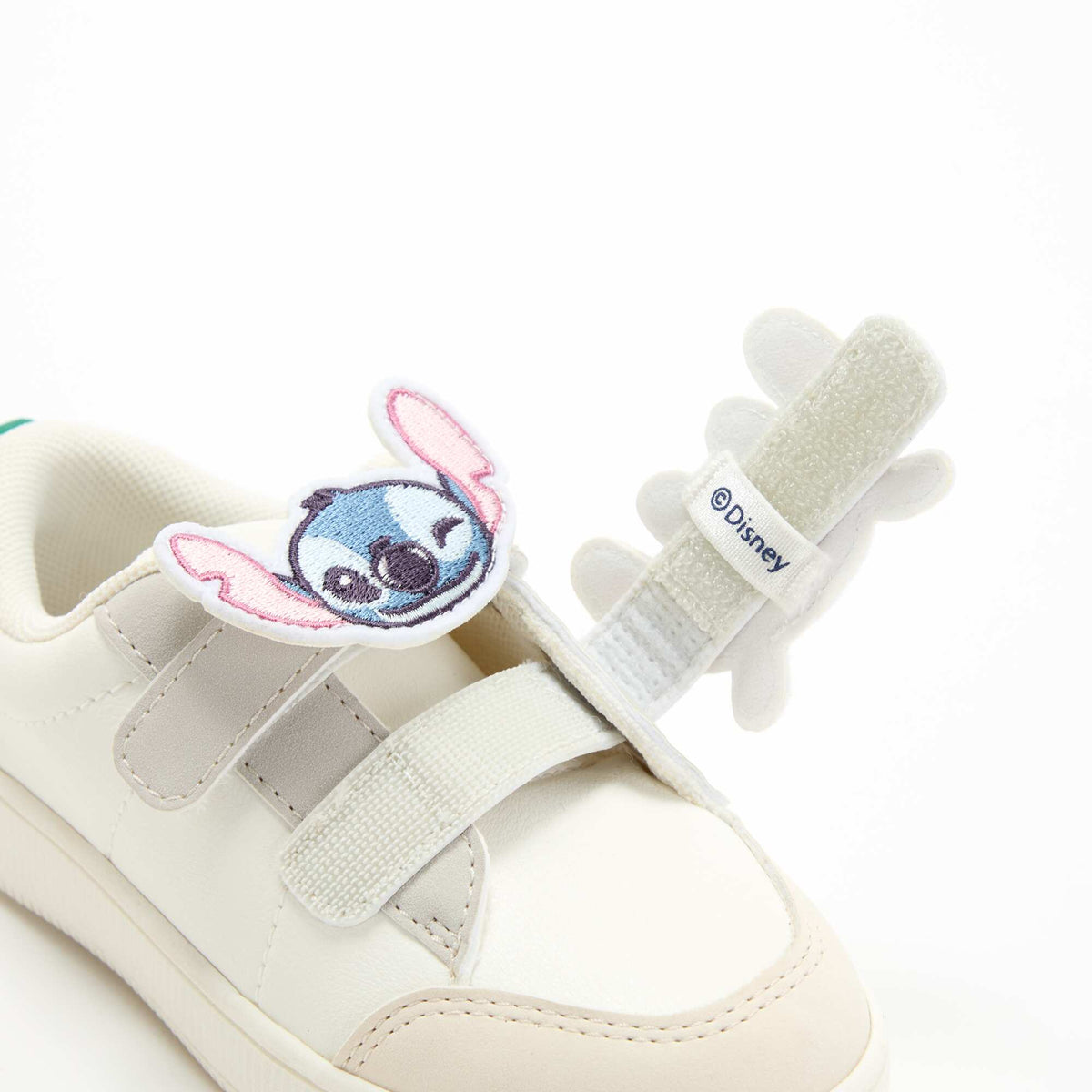 Set of 2 'Disney' Slip-On Patches for Hook-and-Loop Sneakers BLUE