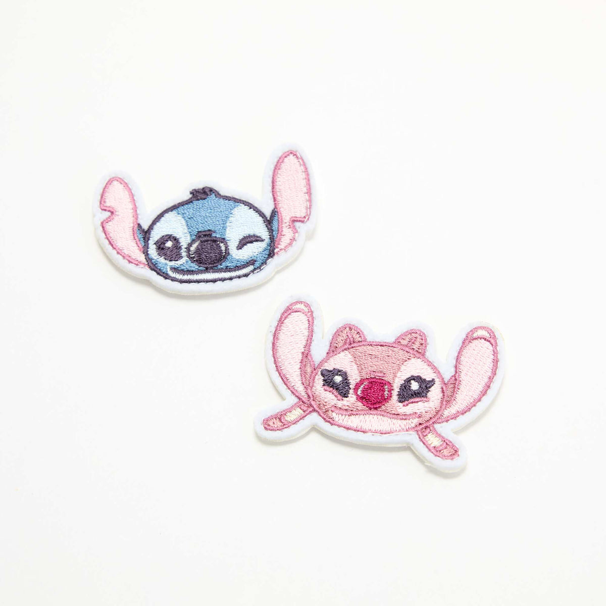 Set of 2 'Disney' Slip-On Patches for Hook-and-Loop Sneakers BLUE