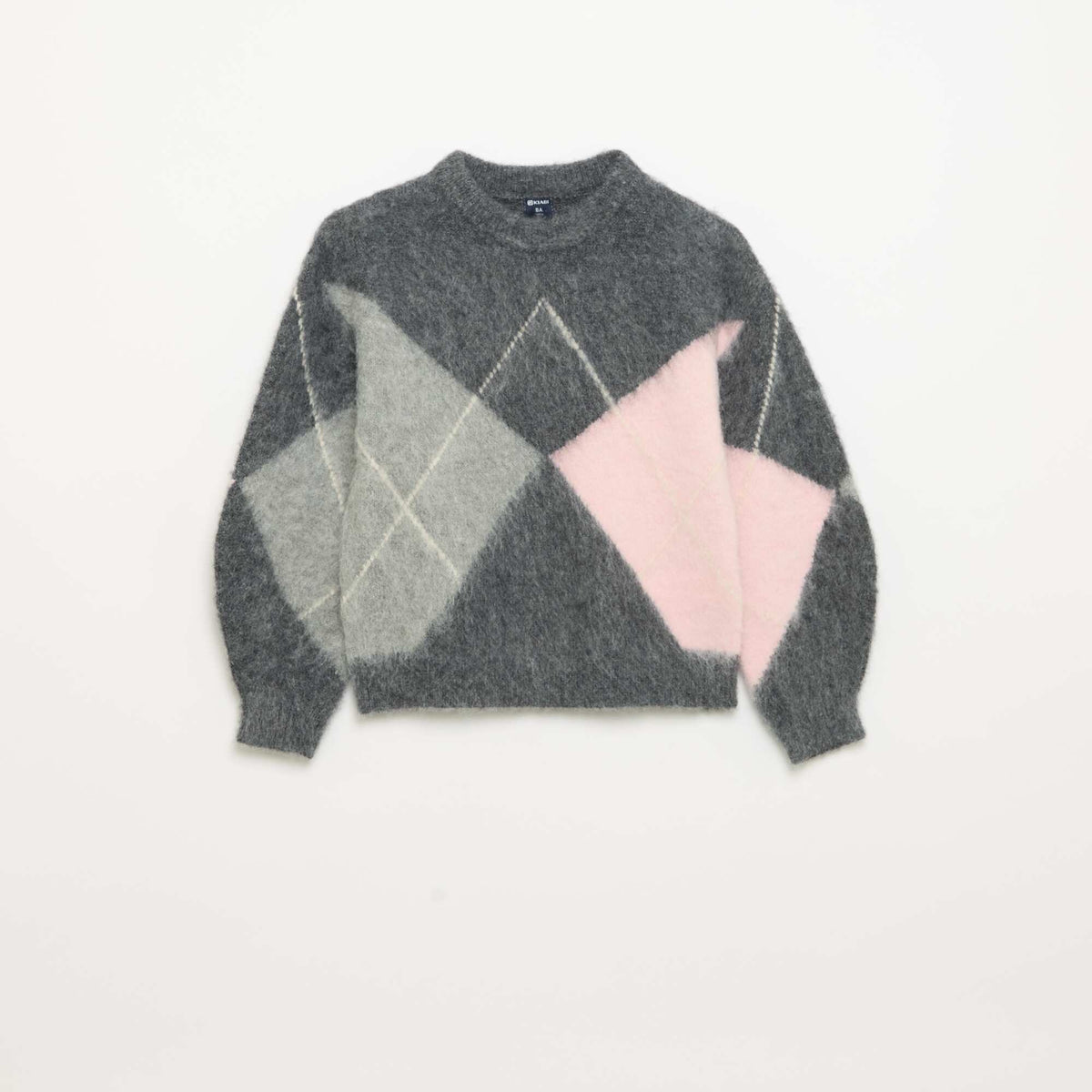 Diamond Pattern Sweater GREY