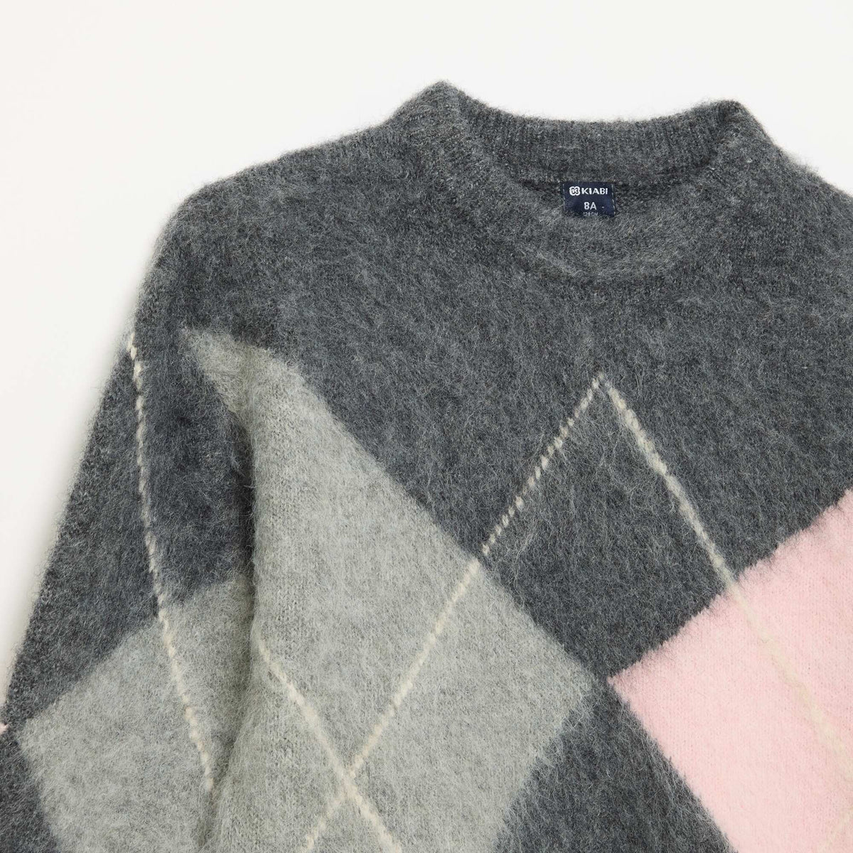 Diamond Pattern Sweater GREY