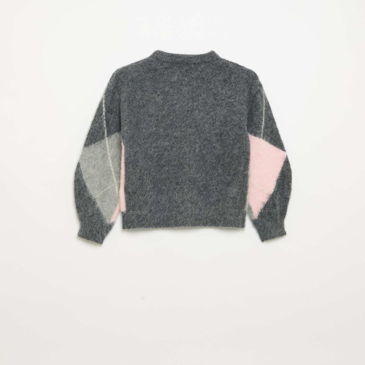 Diamond Pattern Sweater GREY