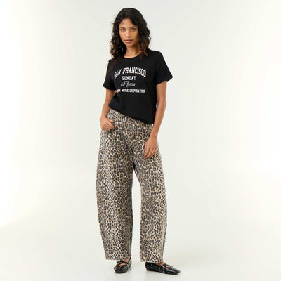 Balloon Fit Jeans BROWN