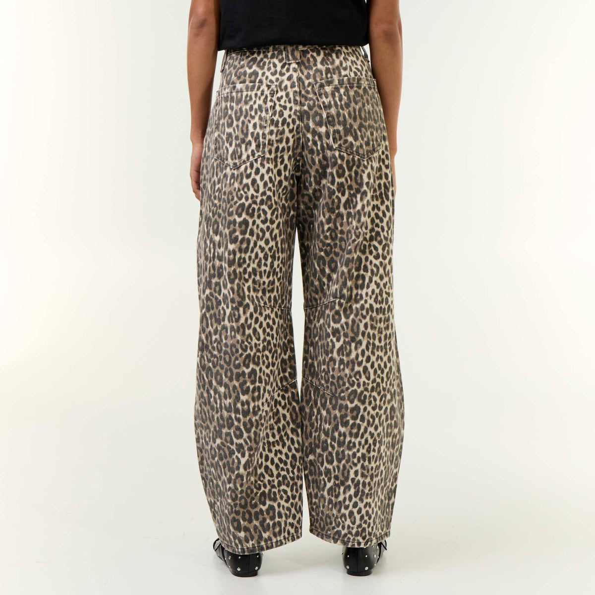 Balloon Fit Jeans BROWN