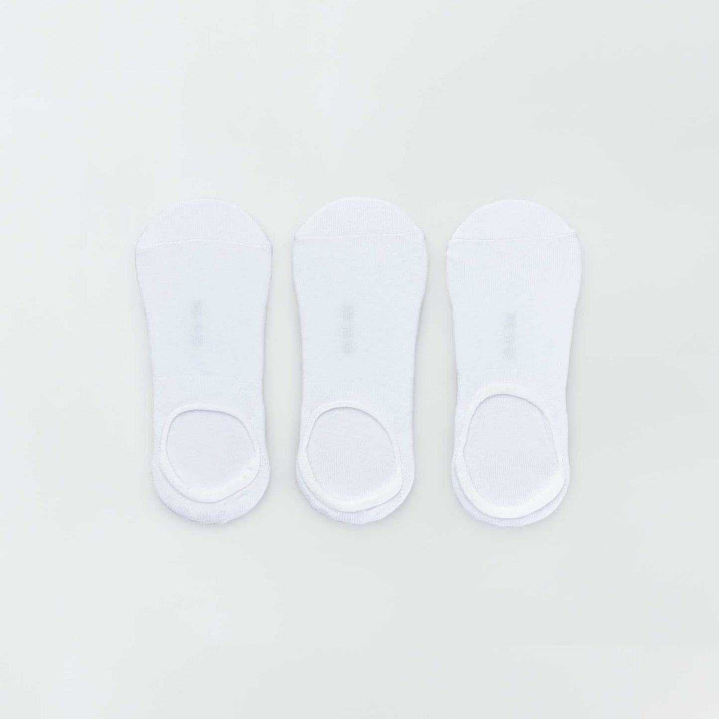 Pack of 3 pairs of ankle socks white