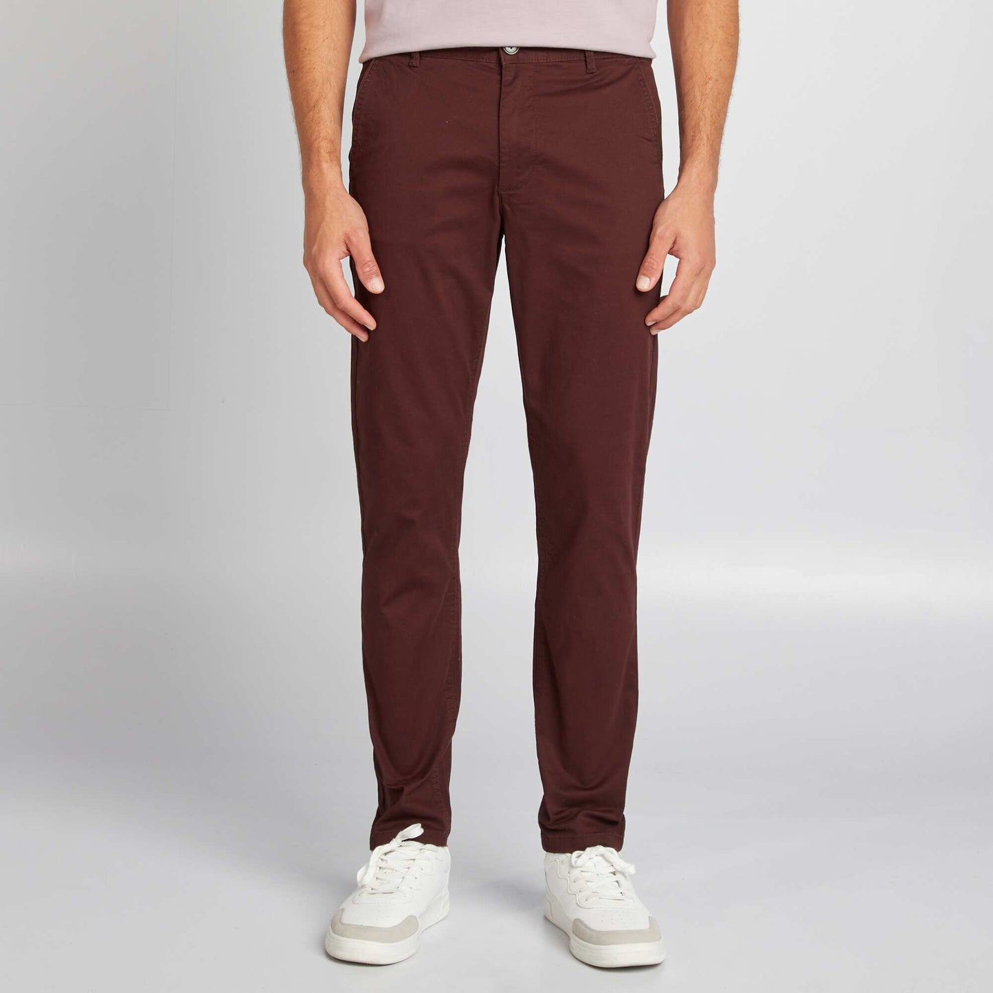 Slim-fit chinos BROWN