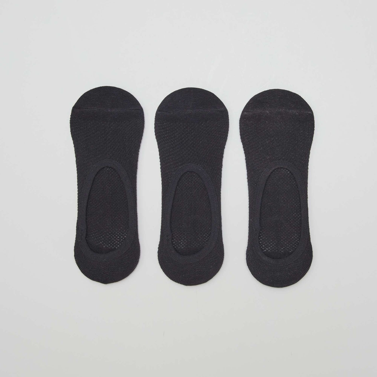 Pack of 3 pairs of trainer socks black