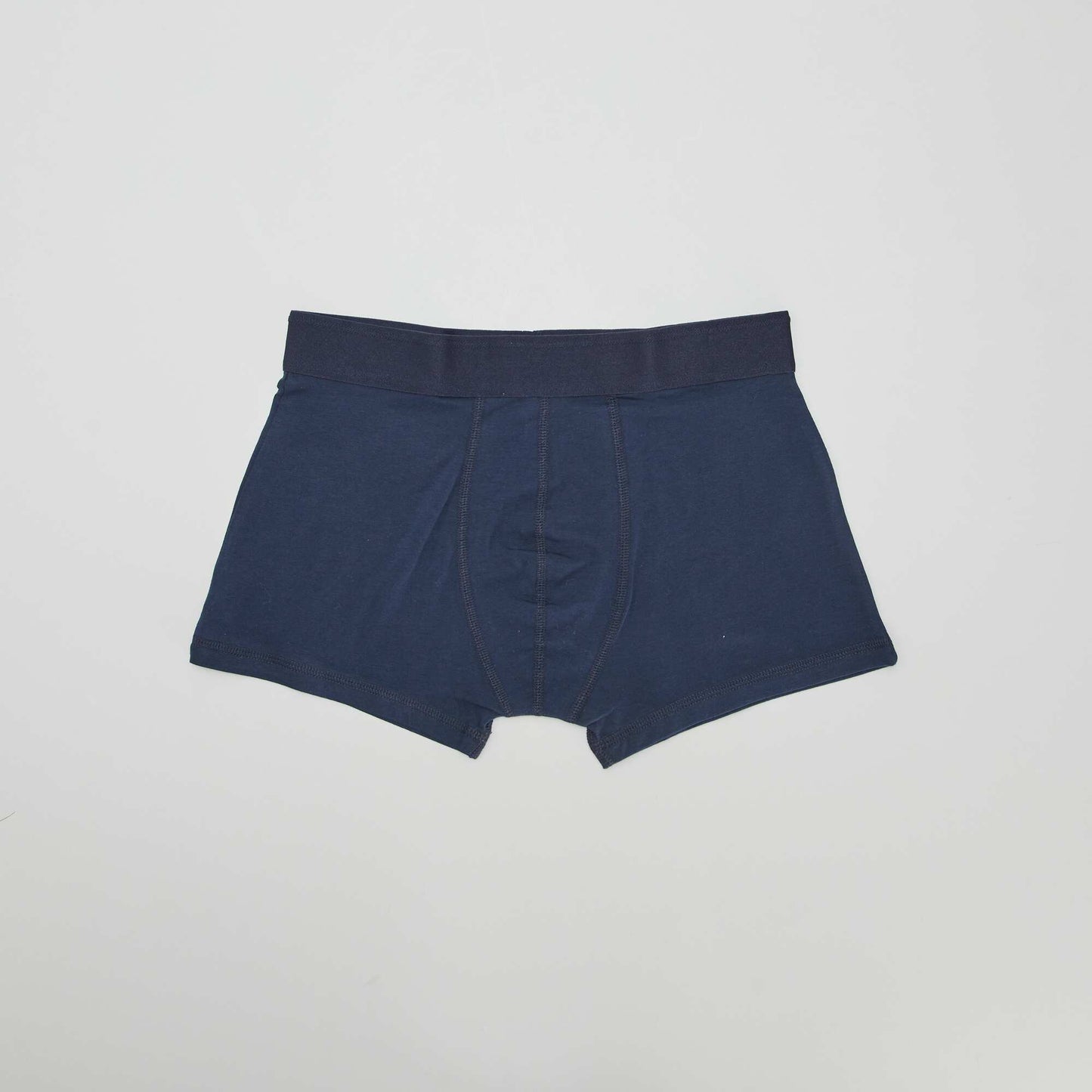 Pack of 3 plain boxers BLUE