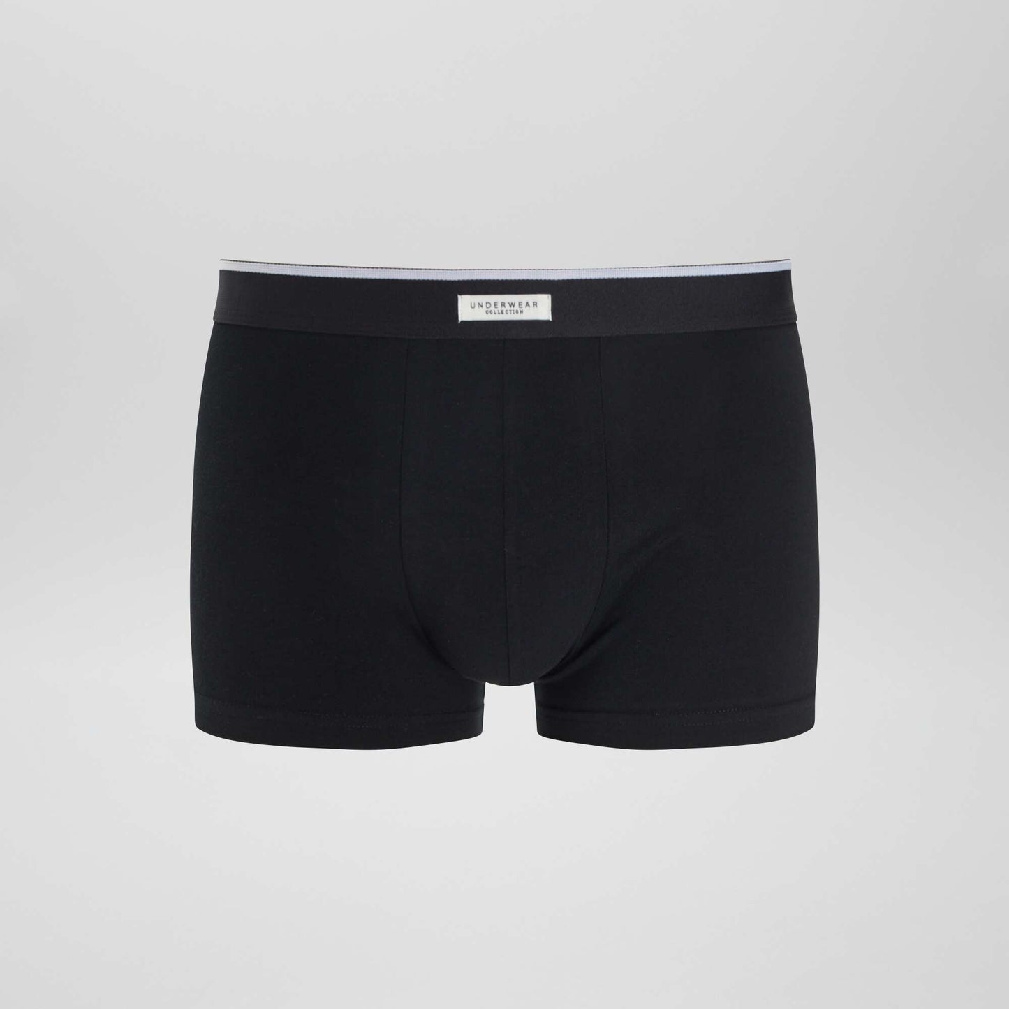 Pack of 3 pairs of stretch boxer shorts BLACK