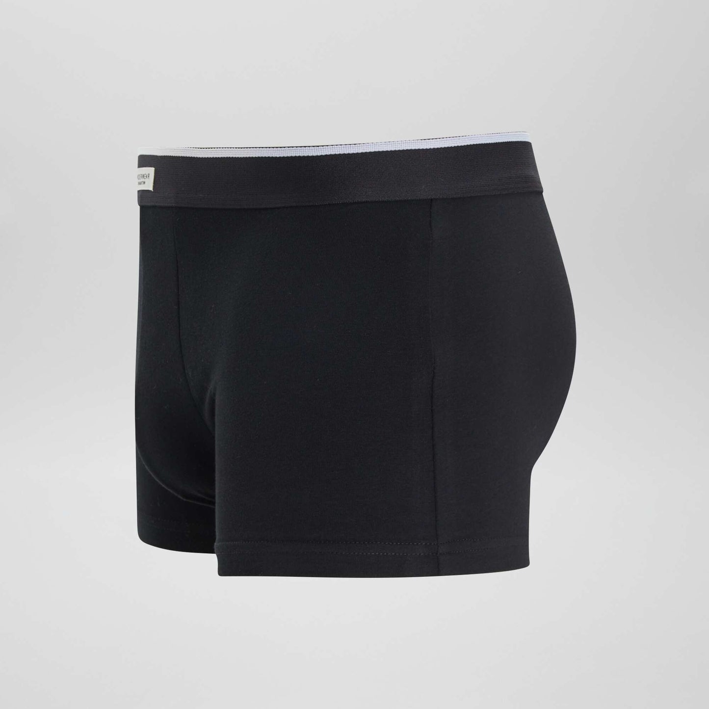 Pack of 3 pairs of stretch boxer shorts BLACK