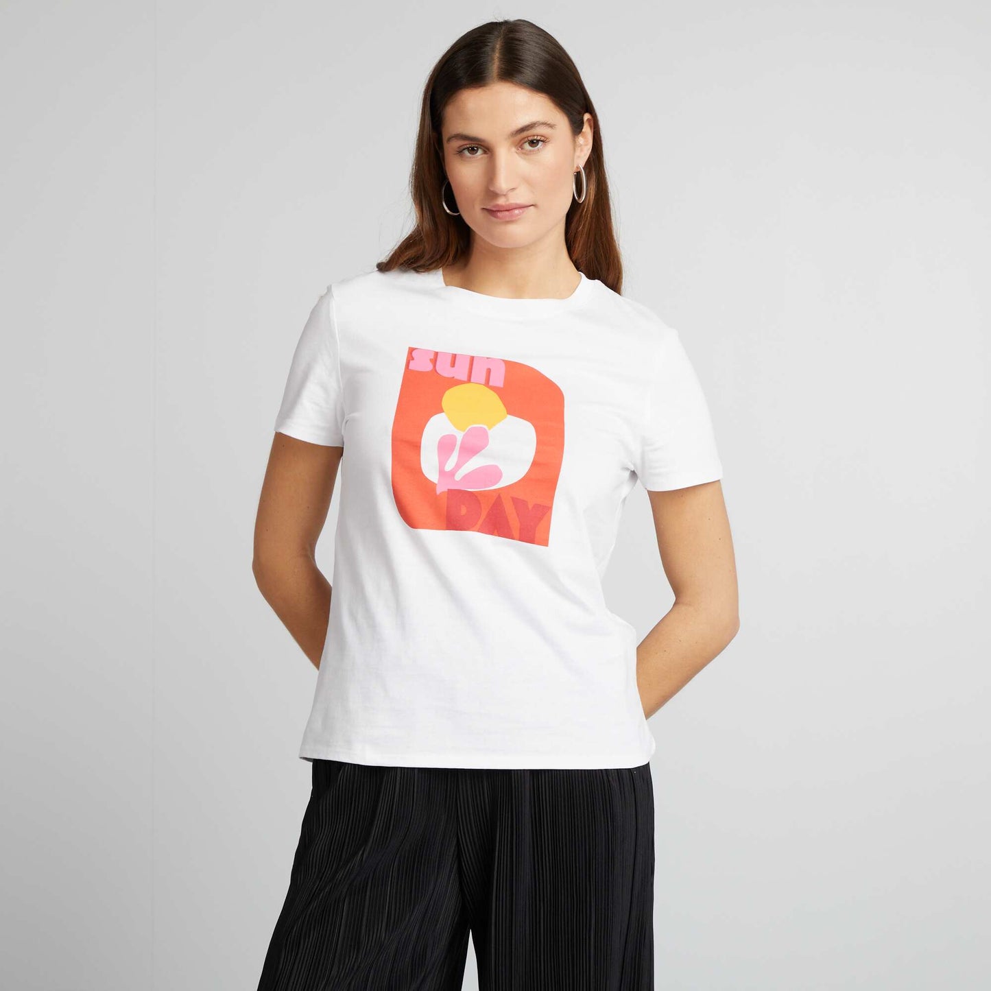 Eco-design heart T-shirt WHITE