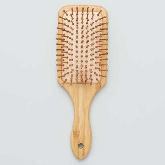 Wooden hairbrush BEIGE