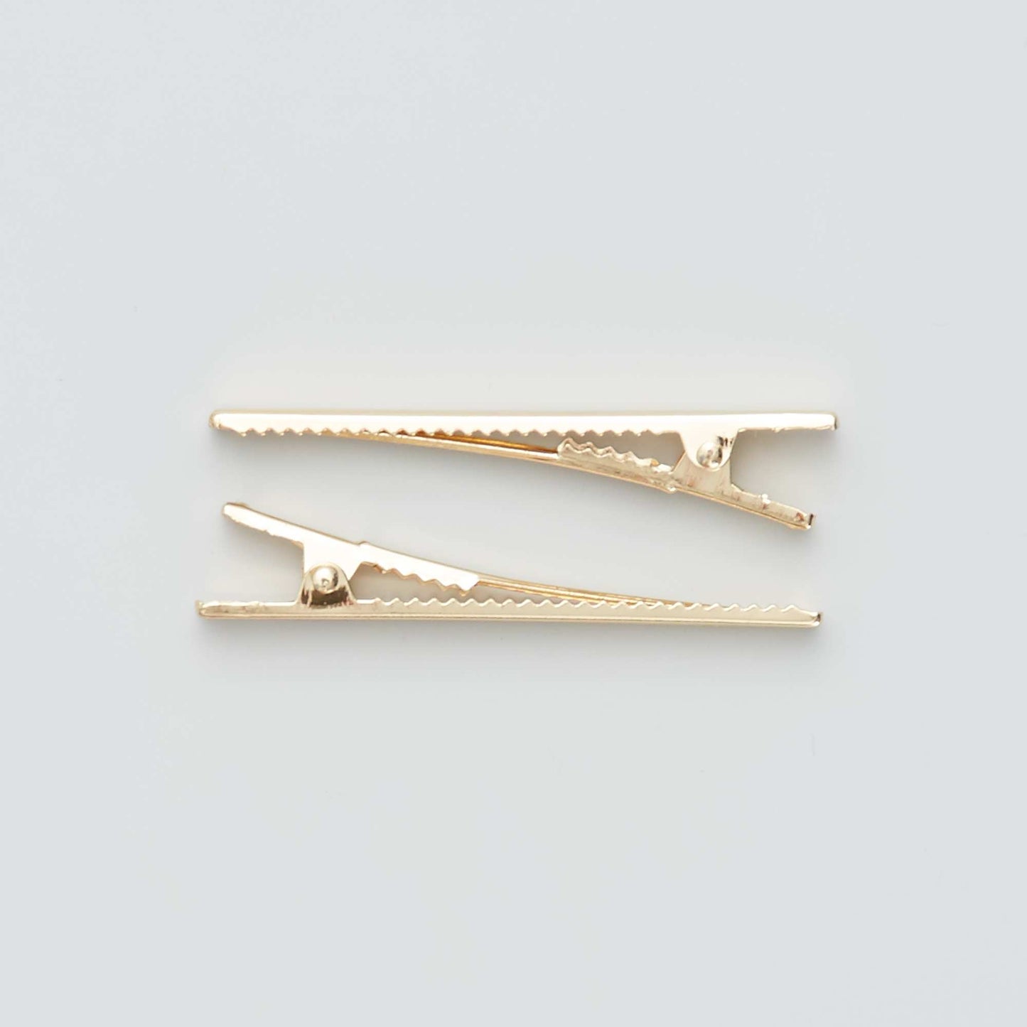 Pack of 4 alligator hair clips BEIGE